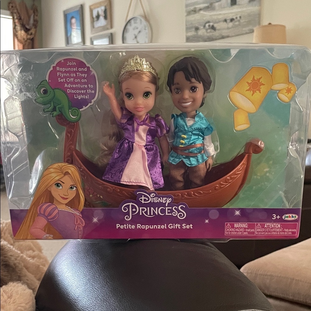 Disney Princess Rapunzel & Flynn Petite Doll Set - Purple & Teal